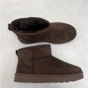 stivaletti in simil camoscio platform